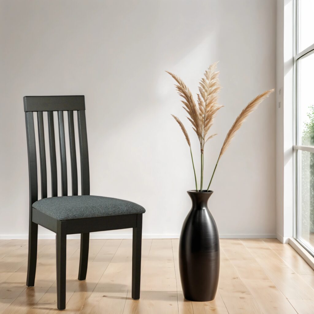 Krzesło Roma 9 czarny | 8B - wizualizacja